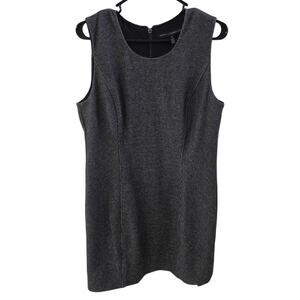 White House Black Market Black and White Pixel Sleeveless Dress - 12